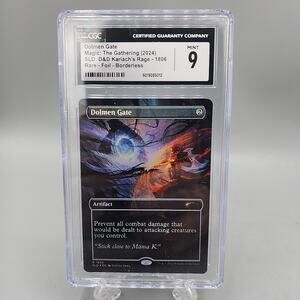 MTG Dolmen Gate Borderless SLD Dungeons & Dragons Magic CGC 9 Mint